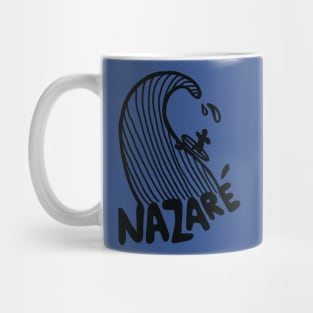 Nazare big surfer Nazare big surfing big surf love surfing Portugal Mug